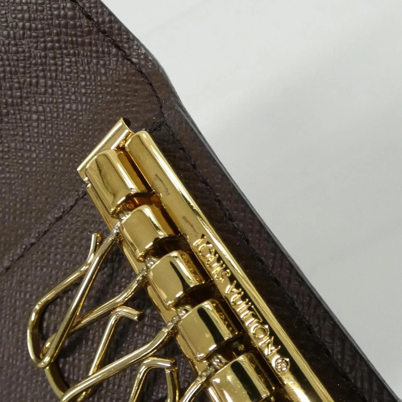 LOUIS VUITTON N62630 Key Case Damier Black Damier Rank A - Thumbnail 4