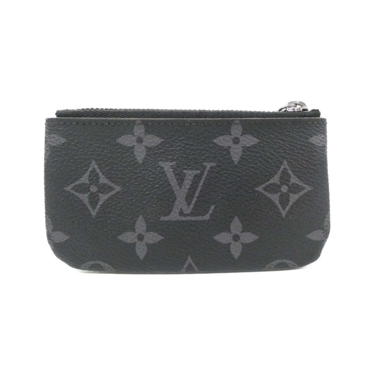LOUIS VUITTON Pochette M80905 Coin Case Monogram 黑色 Monogram 中古品A - 縮圖 2