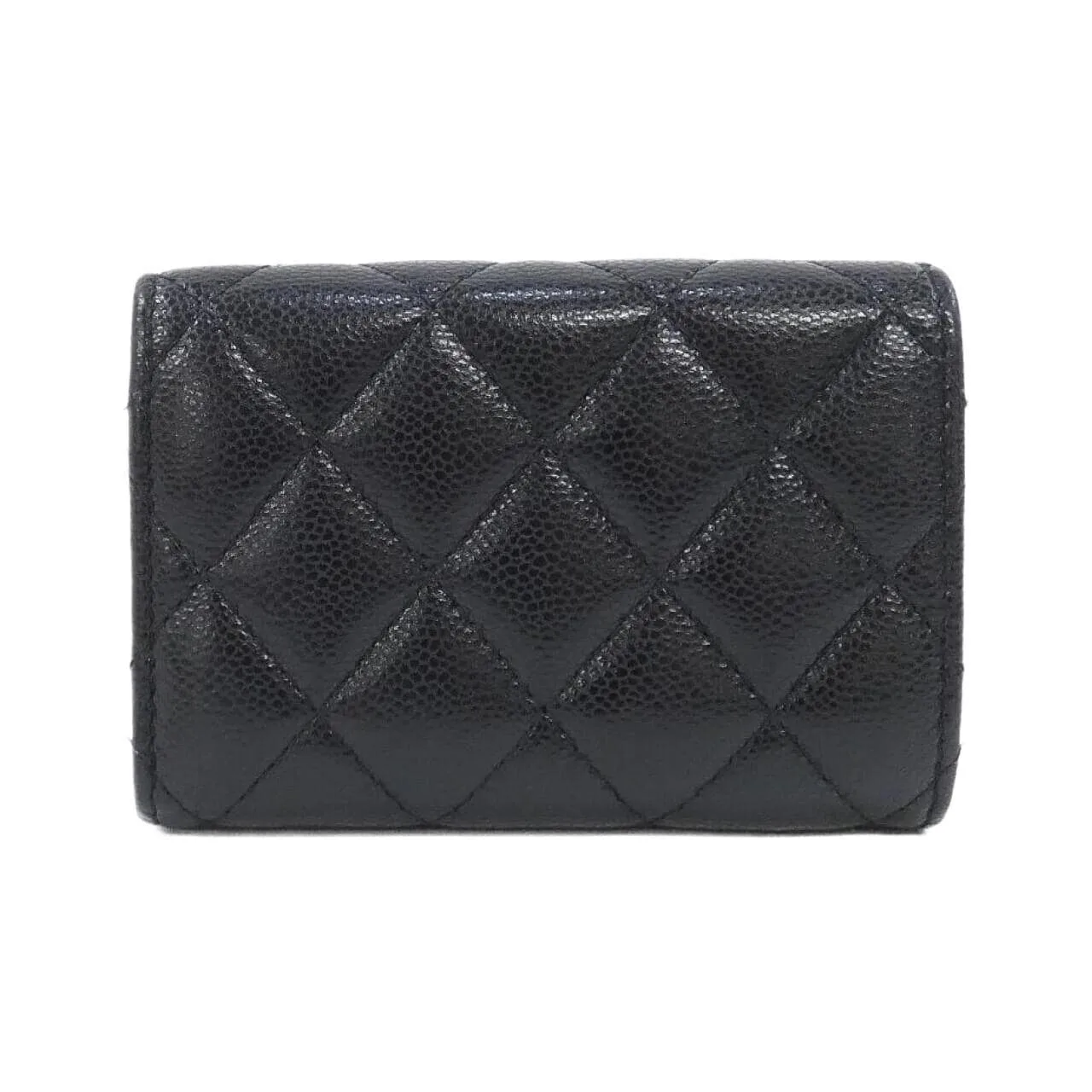CHANEL Timeless Classic AP0230 Wallet Grained Calfskin Black Grained Calfskin Rank B - Thumbnail 2