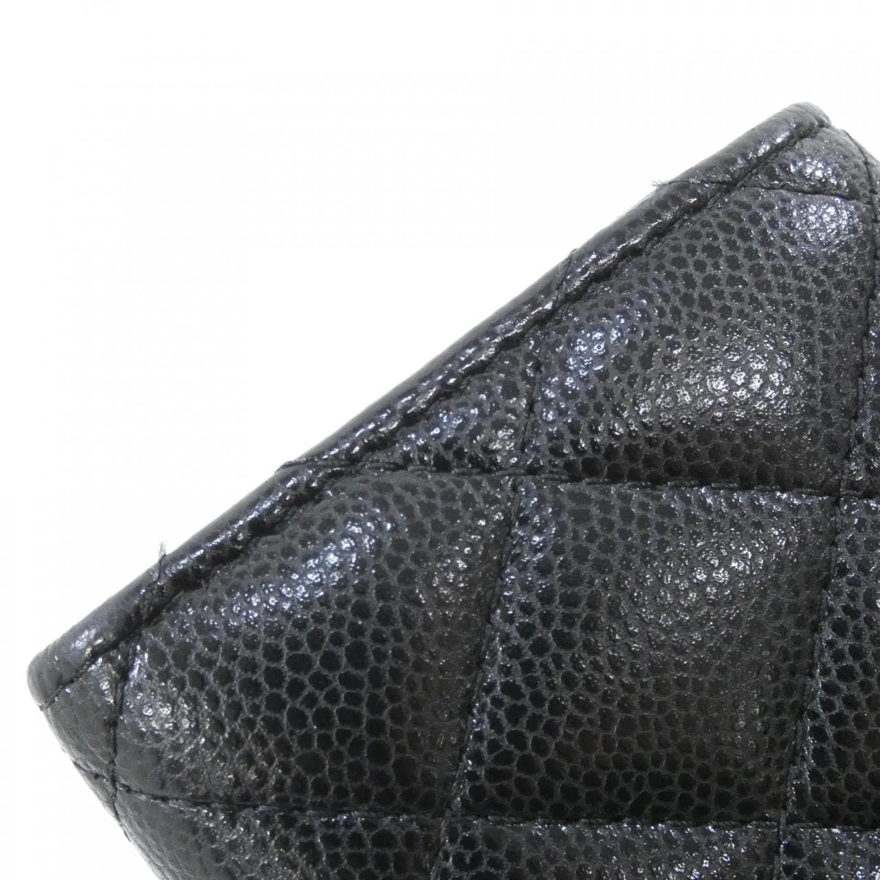 CHANEL Timeless Classic AP0230 Wallet Grained Calfskin Black Grained Calfskin Rank B - Thumbnail 3