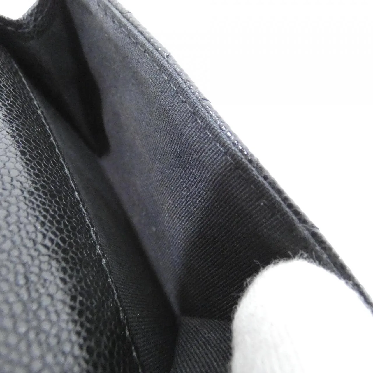 CHANEL Timeless Classic AP0230 Wallet Grained Calfskin Black Grained Calfskin Rank B - Thumbnail 8