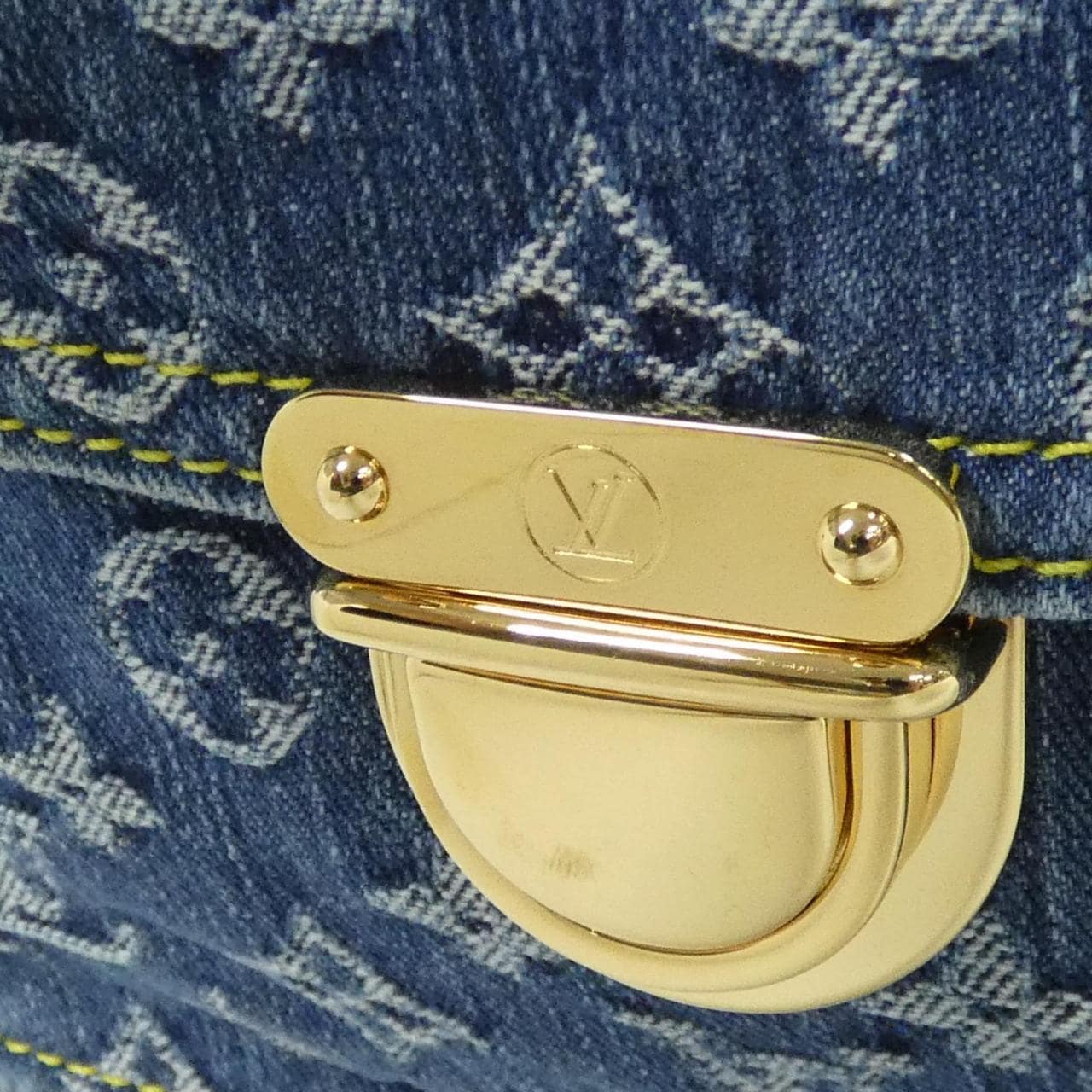 LOUIS VUITTON M95018 Handbag Monogram Blue Monogram Rank A - Thumbnail 4