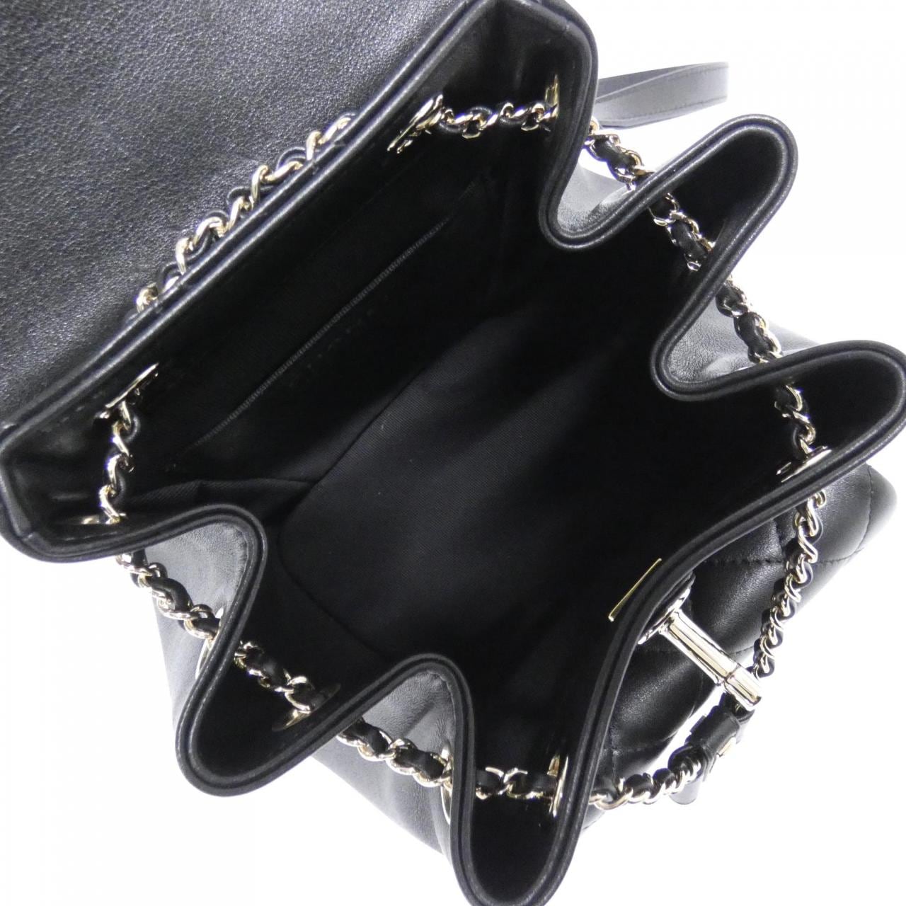 CHANEL AS2908 Backpack Black Rank A - Thumbnail 6