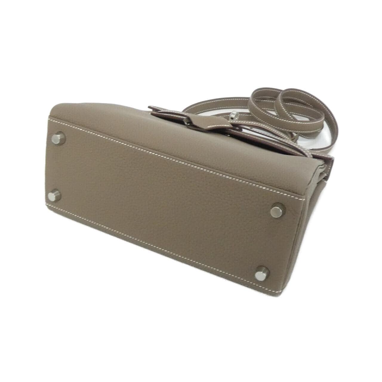 HERMES HERMÈS Kelly 044624CK Bag Togo Etoupe Togo Leather - Thumbnail 3