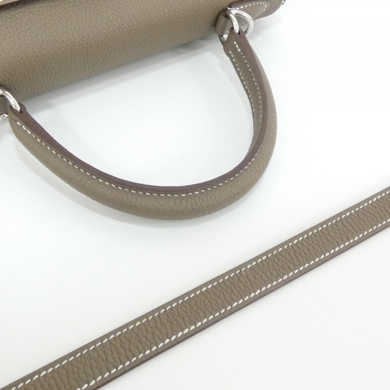 HERMES HERMÈS Kelly 044624CK Bag Togo Etoupe Togo Leather - Thumbnail 5