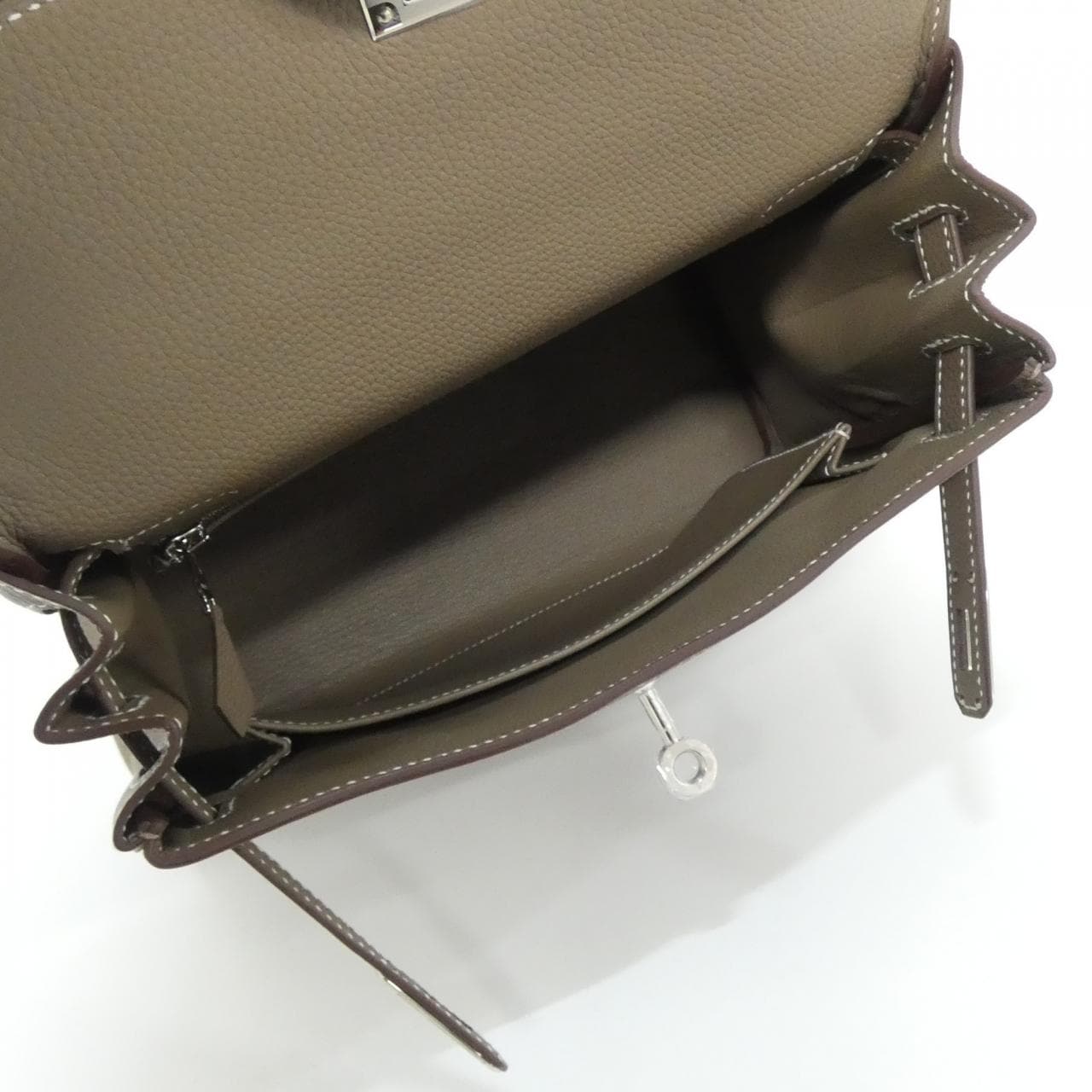 HERMES HERMÈS Kelly 044624CK Bag Togo Etoupe Togo Leather - Thumbnail 6