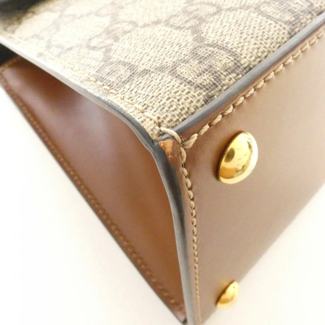 GUCCI 453188 KLQJG Handbag Canvas Black Canvas Rank A - Thumbnail 3