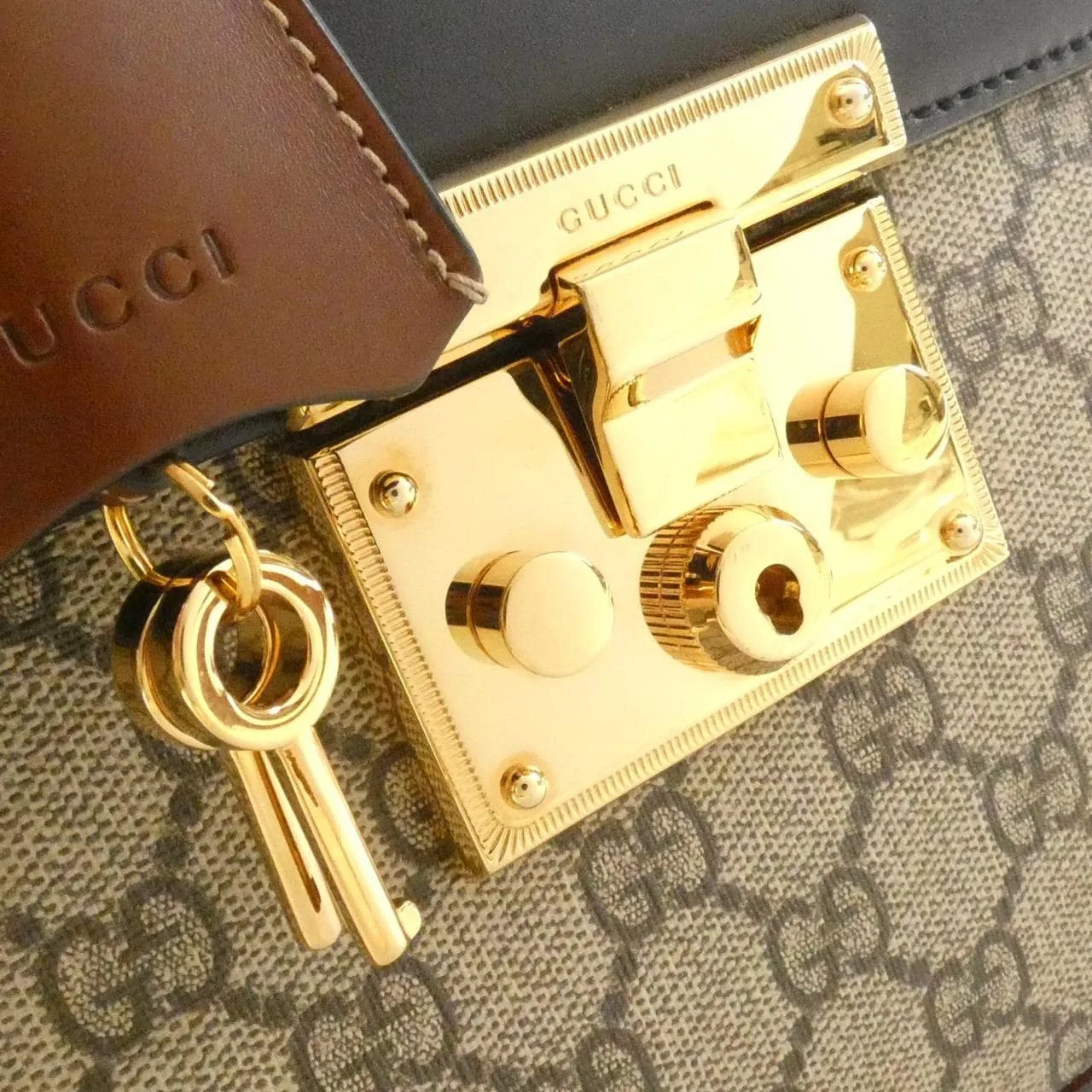 GUCCI 453188 KLQJG Handbag Canvas Black Canvas Rank A - Thumbnail 4