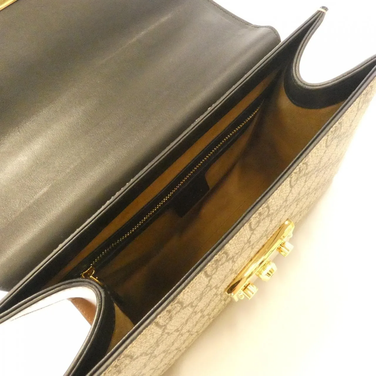 GUCCI 453188 KLQJG Handbag Canvas Black Canvas Rank A - Thumbnail 7