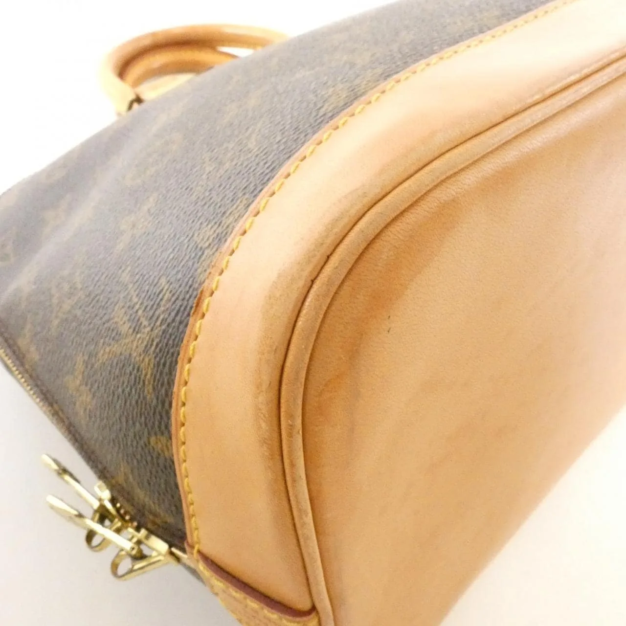 LOUIS VUITTON Alma M51130 Handbag Monogram Black Monogram Rank B - Thumbnail 2