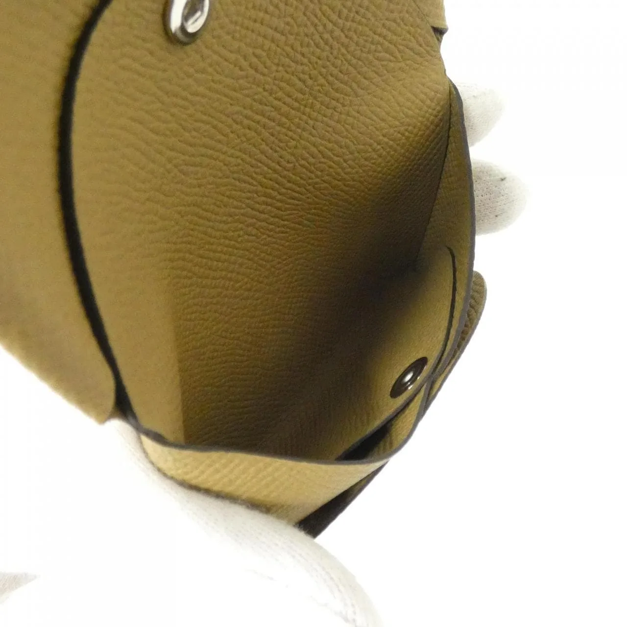 HERMES 083035CK Coin Case Epsom Black Epsom Leather Rank A - Thumbnail 4