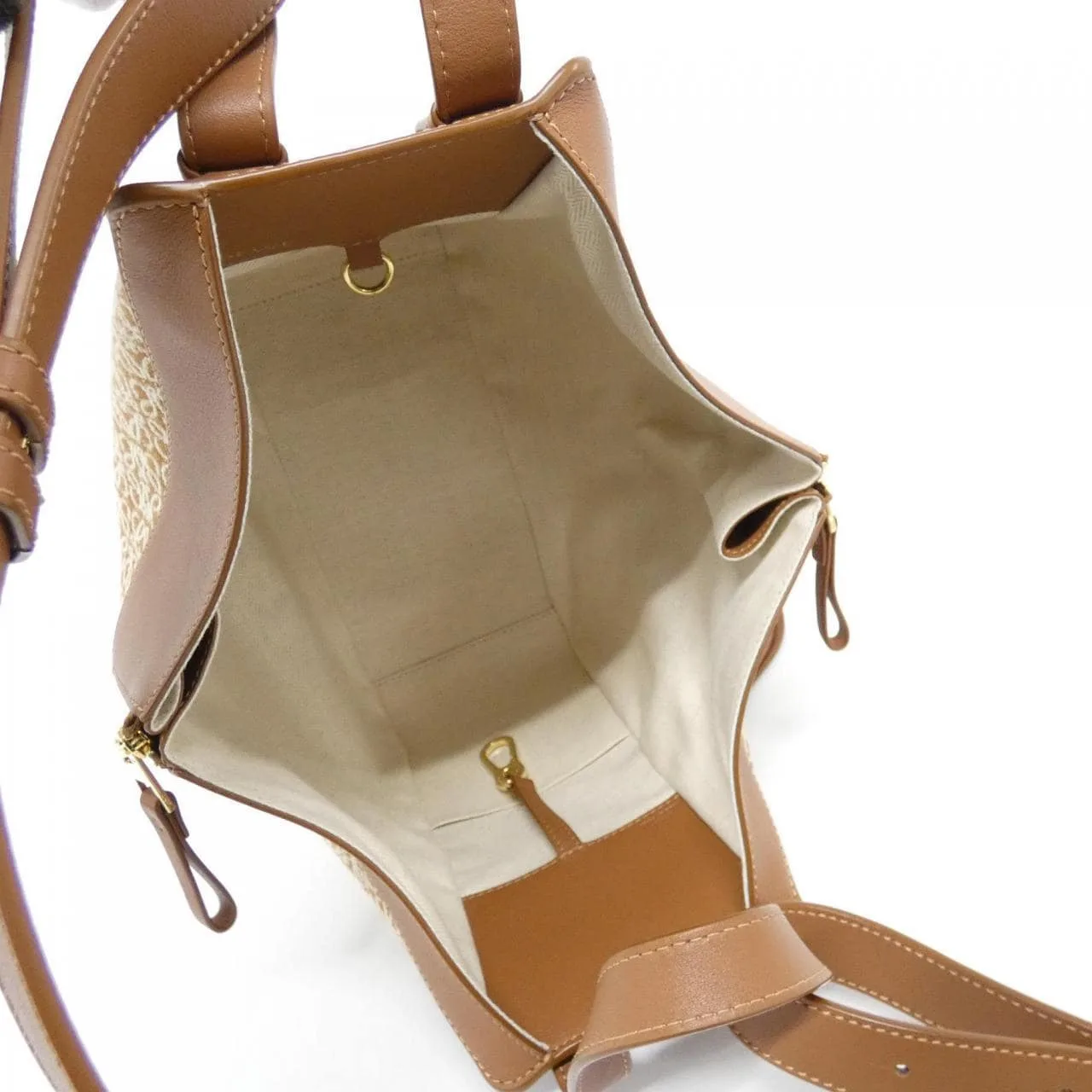 LOEWE Hammock A538S35X43 Shoulder Canvas Black Canvas - Thumbnail 6