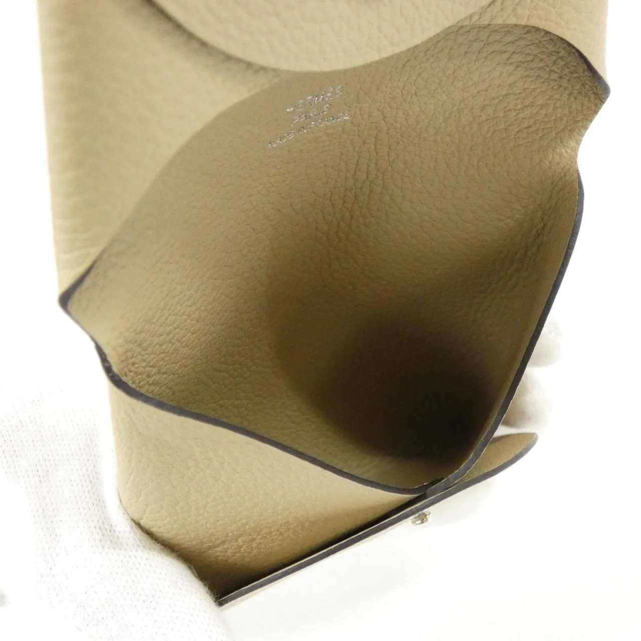 HERMES 074613CK Coin Case Black Rank A - Thumbnail 3