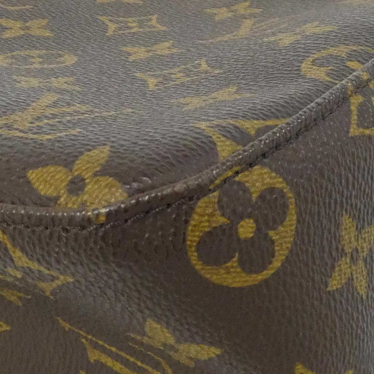LOUIS VUITTON Looping M51146 Shoulder Monogram 黑色 Monogram 中古品A - 縮圖 2