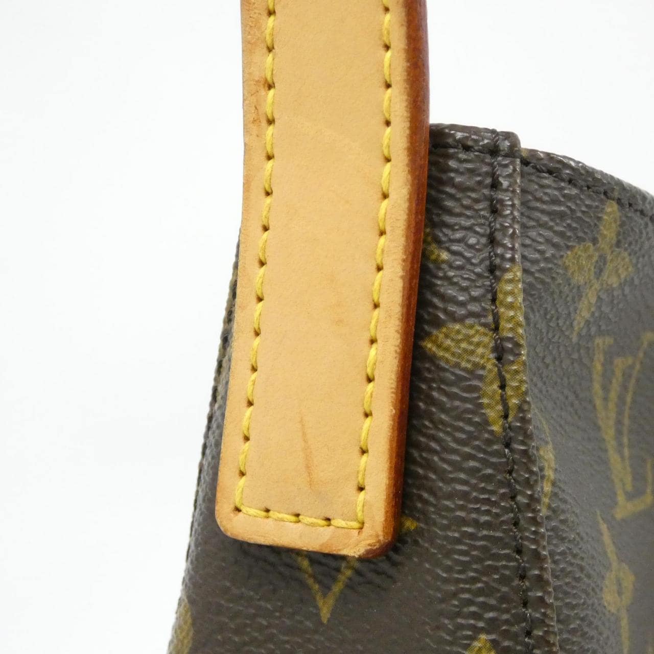 LOUIS VUITTON Looping M51146 Shoulder Monogram 黑色 Monogram 中古品A - 縮圖 5