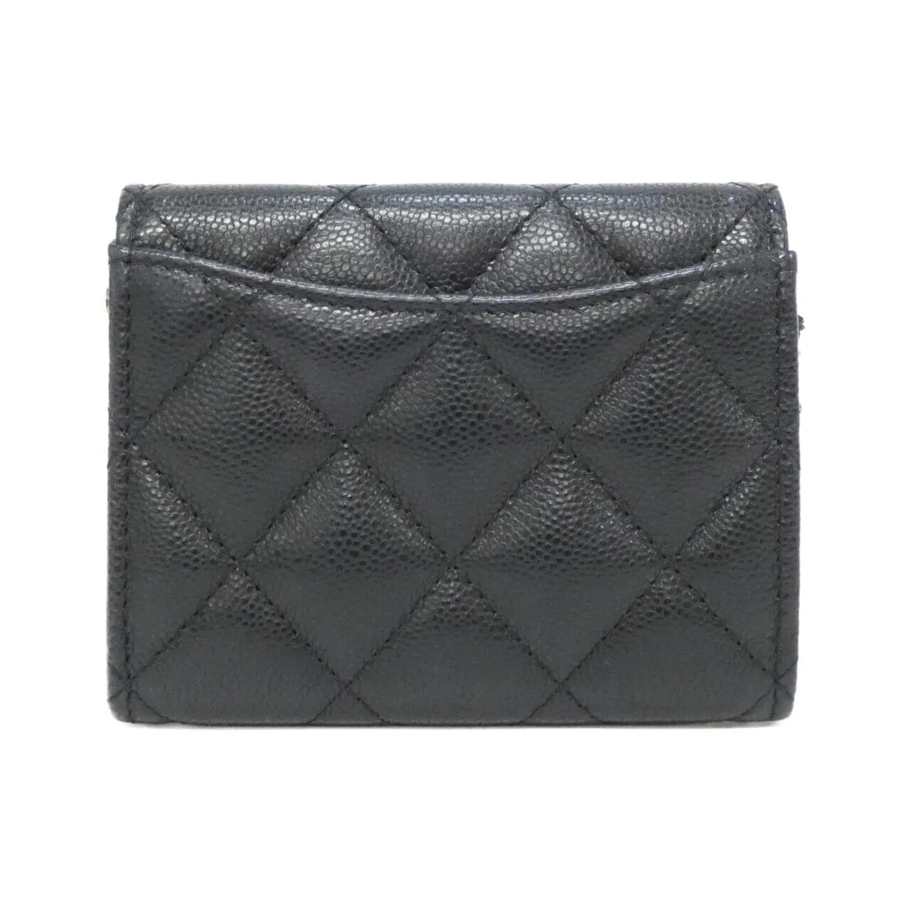 CHANEL Timeless Classic AP0238 Card Case Grained Calfskin Black Grained Calfskin Rank A - Thumbnail 2