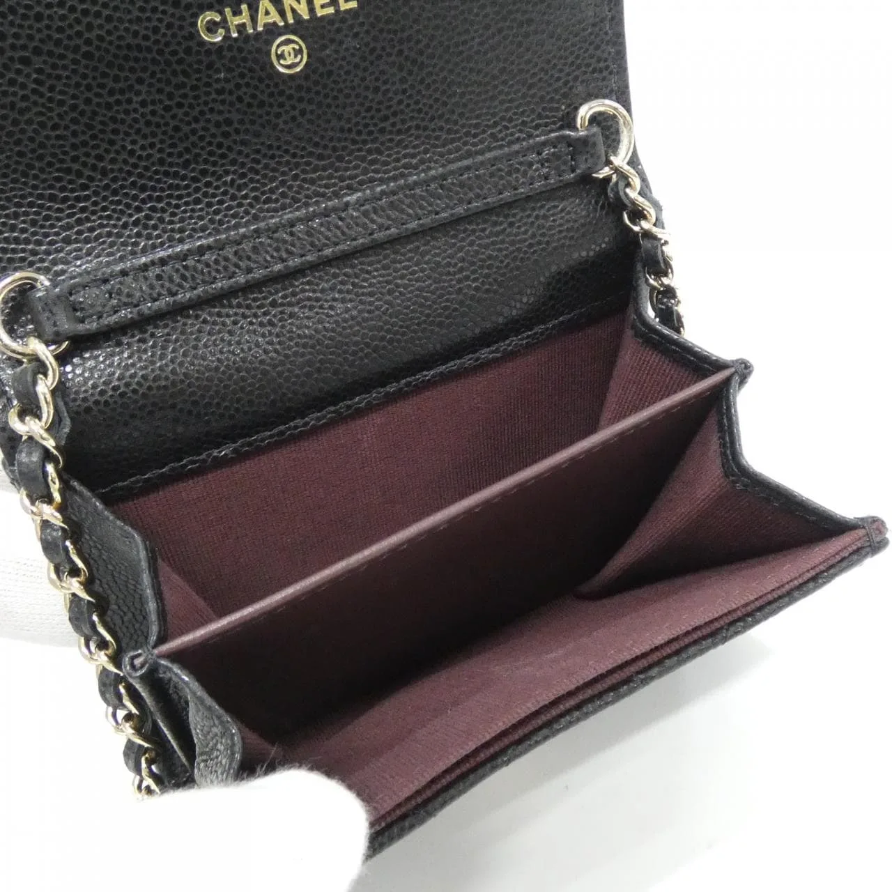 CHANEL Timeless Classic AP0238 Card Case Grained Calfskin Black Grained Calfskin Rank A - Thumbnail 6