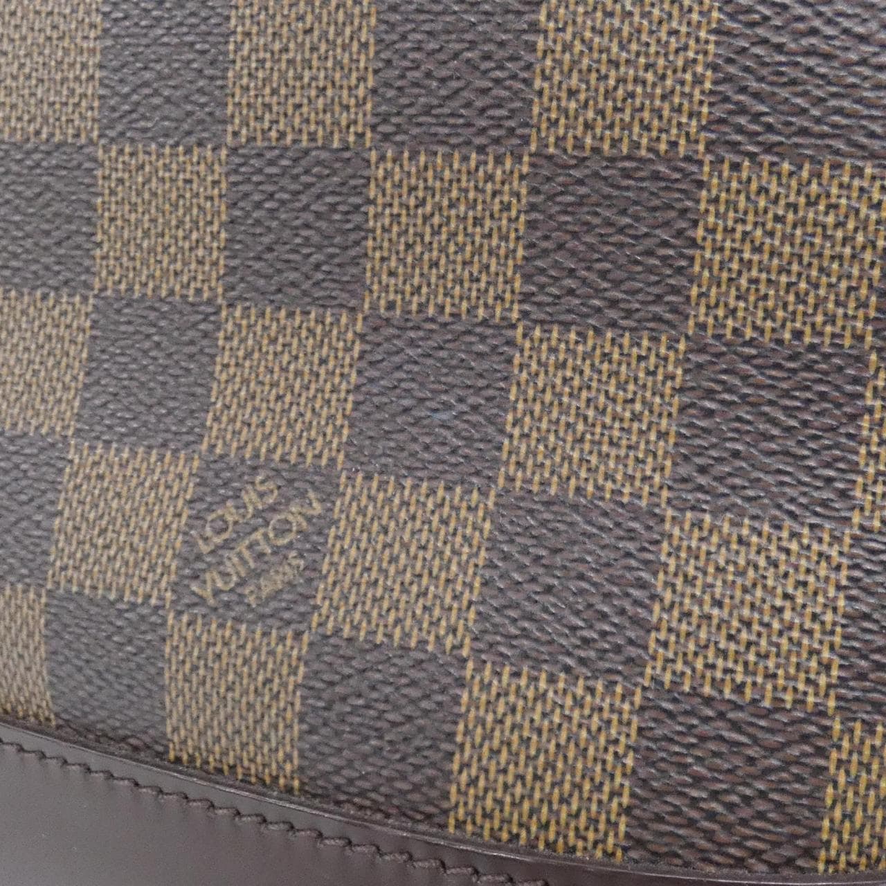 LOUIS VUITTON Alma N51131 Bag Damier 黑色 Damier 中古品A - 縮圖 3