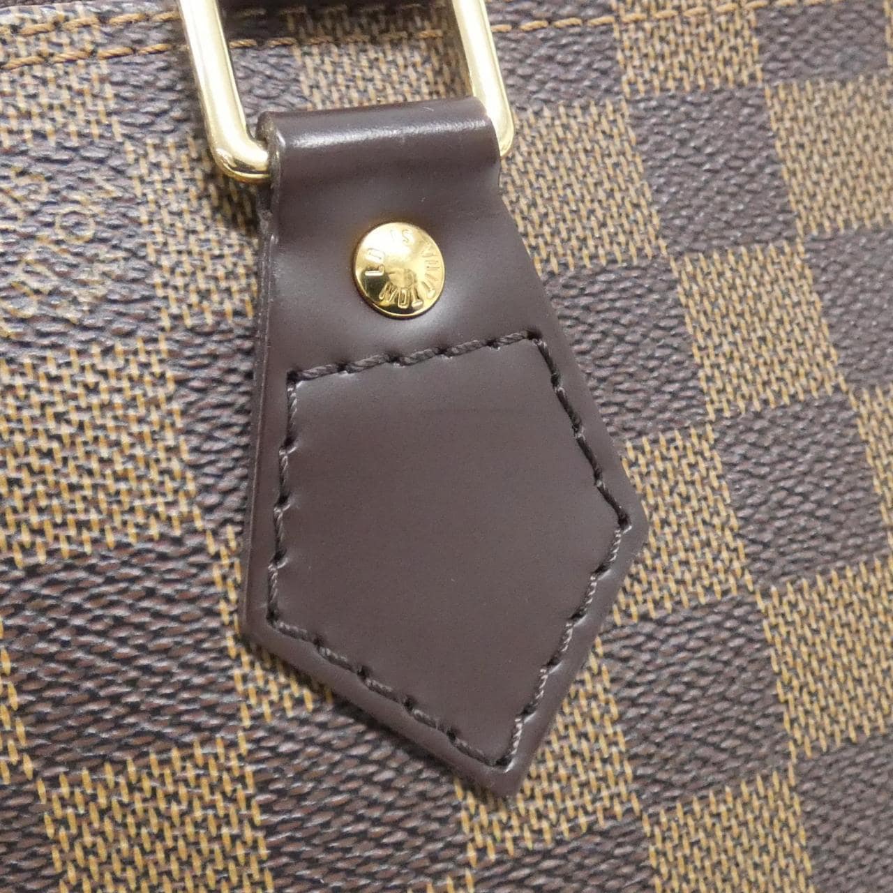 LOUIS VUITTON Alma N51131 Bag Damier 黑色 Damier 中古品A - 縮圖 5