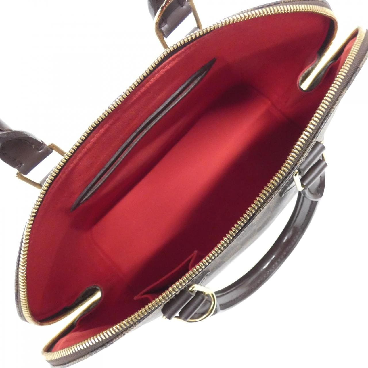 LOUIS VUITTON Alma N51131 Bag Damier 黑色 Damier 中古品A - 縮圖 9