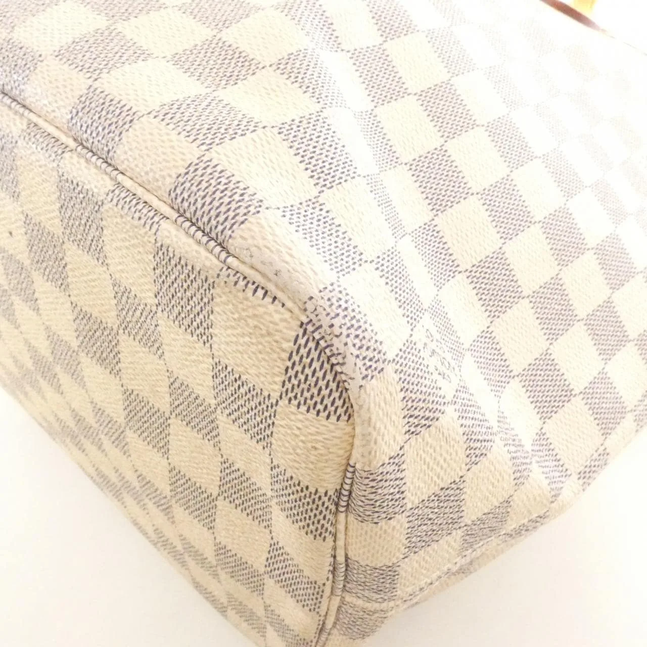 LOUIS VUITTON Neverfull N51107 托特包 Damier 黑色 Damier 中古品B - 縮圖 2