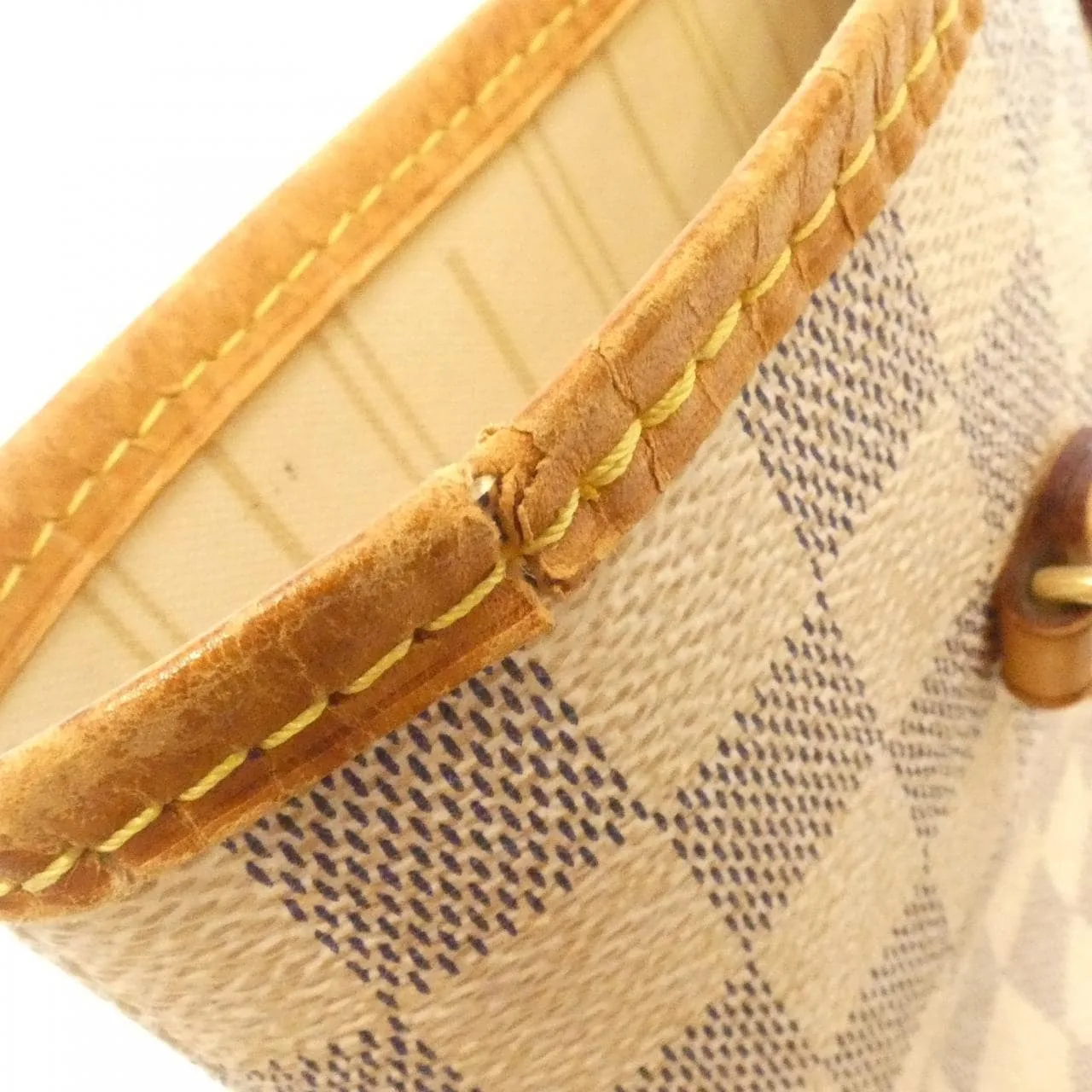 LOUIS VUITTON Neverfull N51107 托特包 Damier 黑色 Damier 中古品B - 縮圖 5