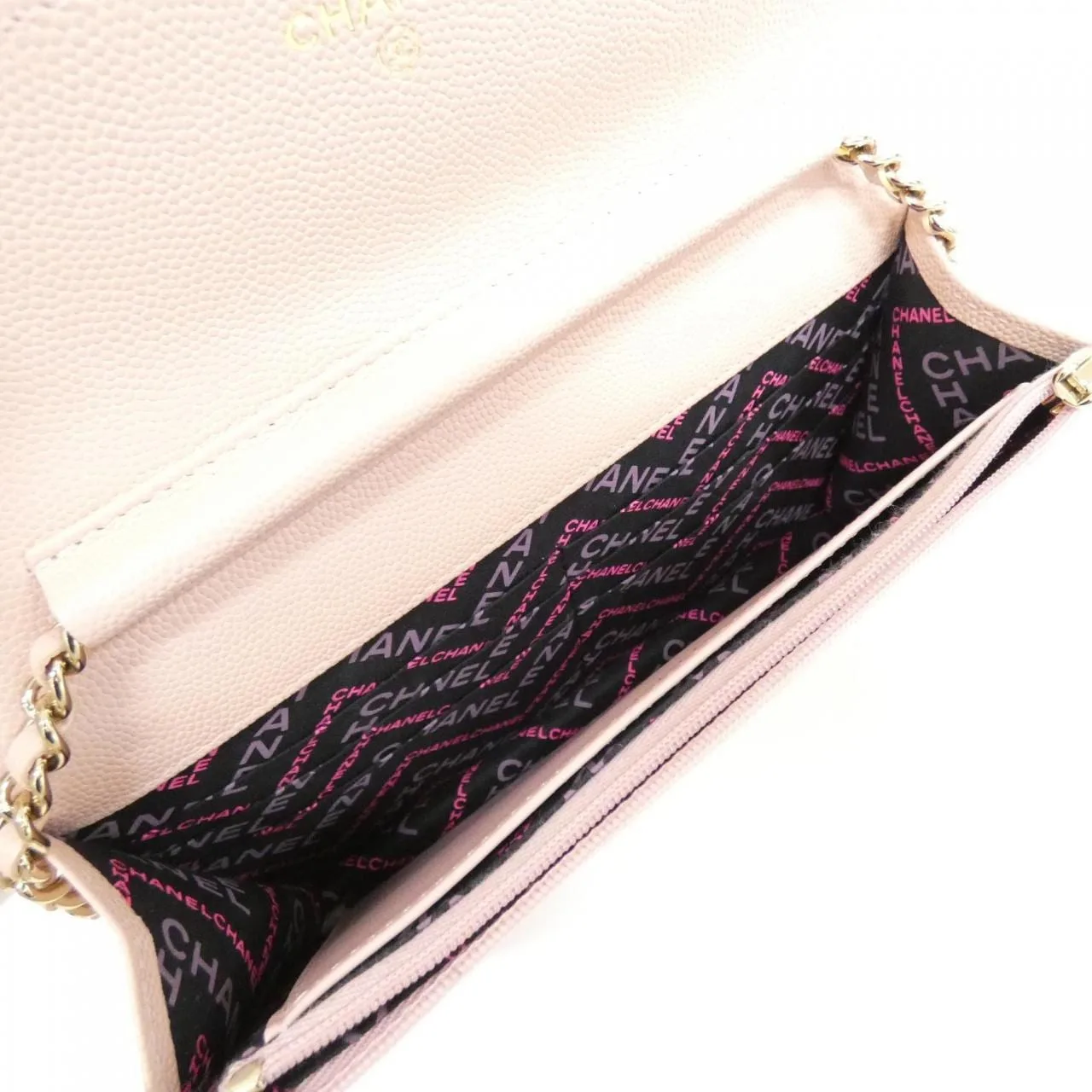 CHANEL AP4246 Wallet Grained Calfskin Pink Grained Calfskin Rank A - Thumbnail 10