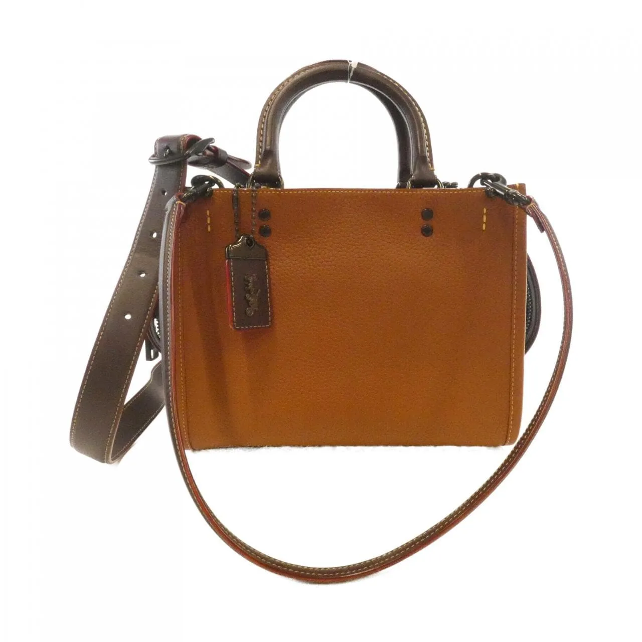 COACH 87137 Handbag Leather Brown