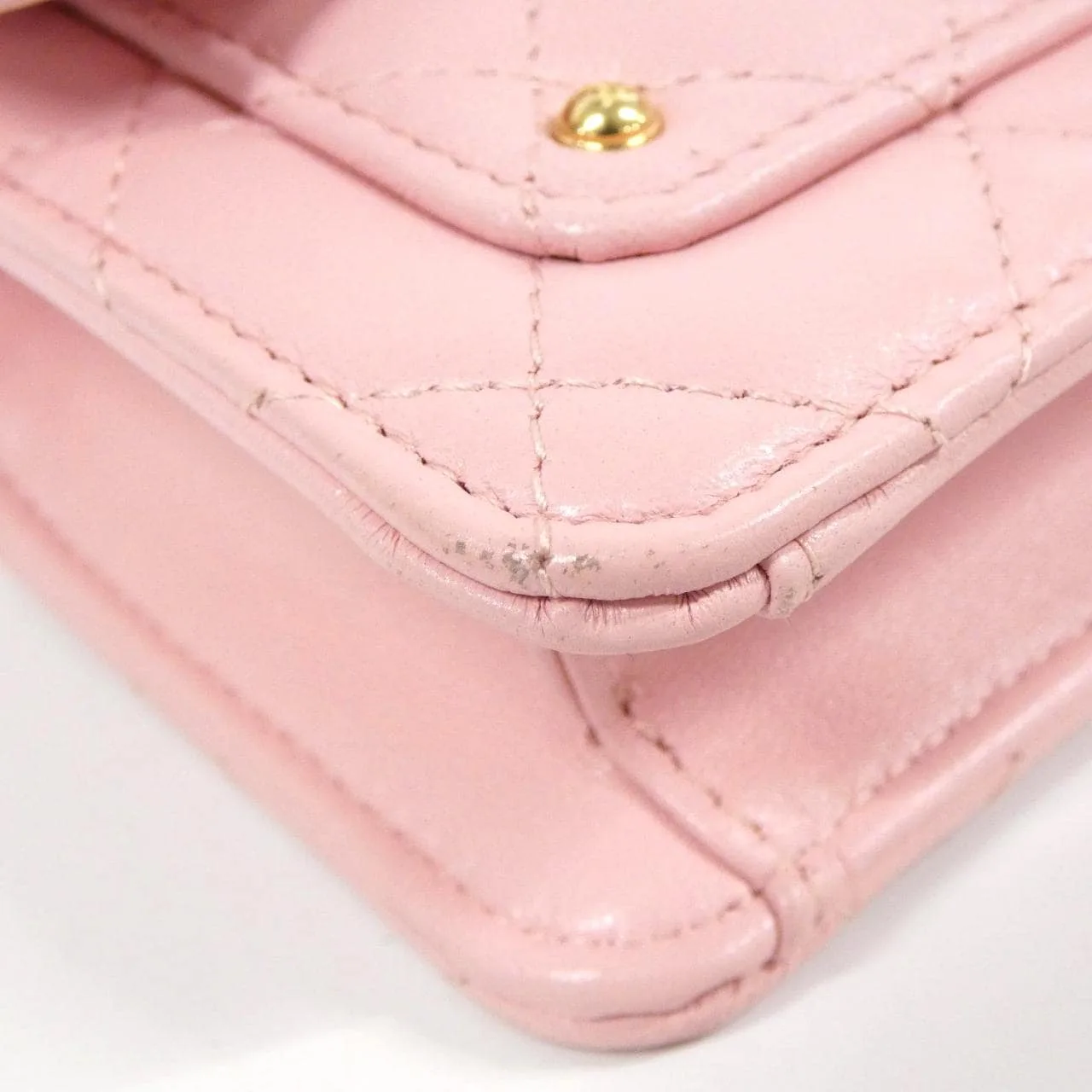 CHANEL AP4675 Wallet Lambskin Pink Lambskin Rank B - Thumbnail 3