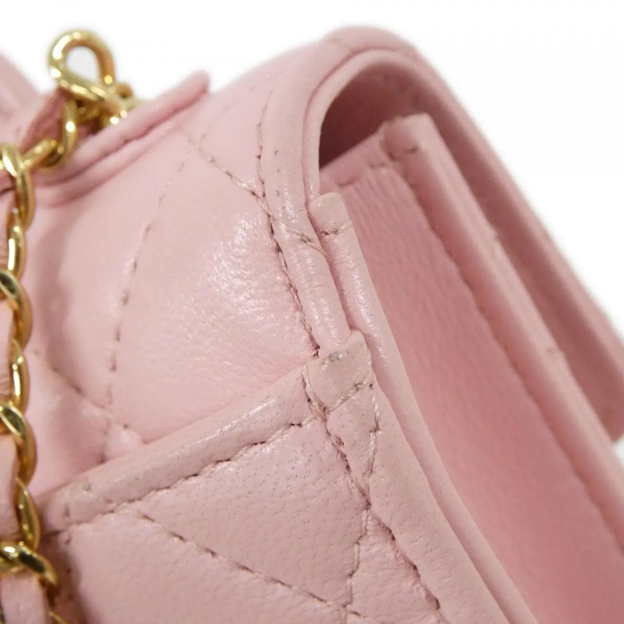 CHANEL AP4675 Wallet Lambskin Pink Lambskin Rank B - Thumbnail 6