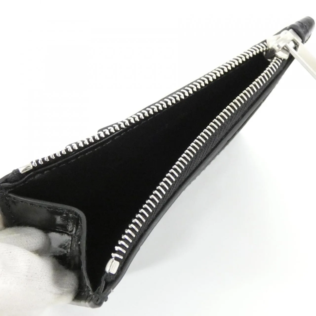 CELINE 10F993CUV Coin Case 黑色 中古品A - 縮圖 5