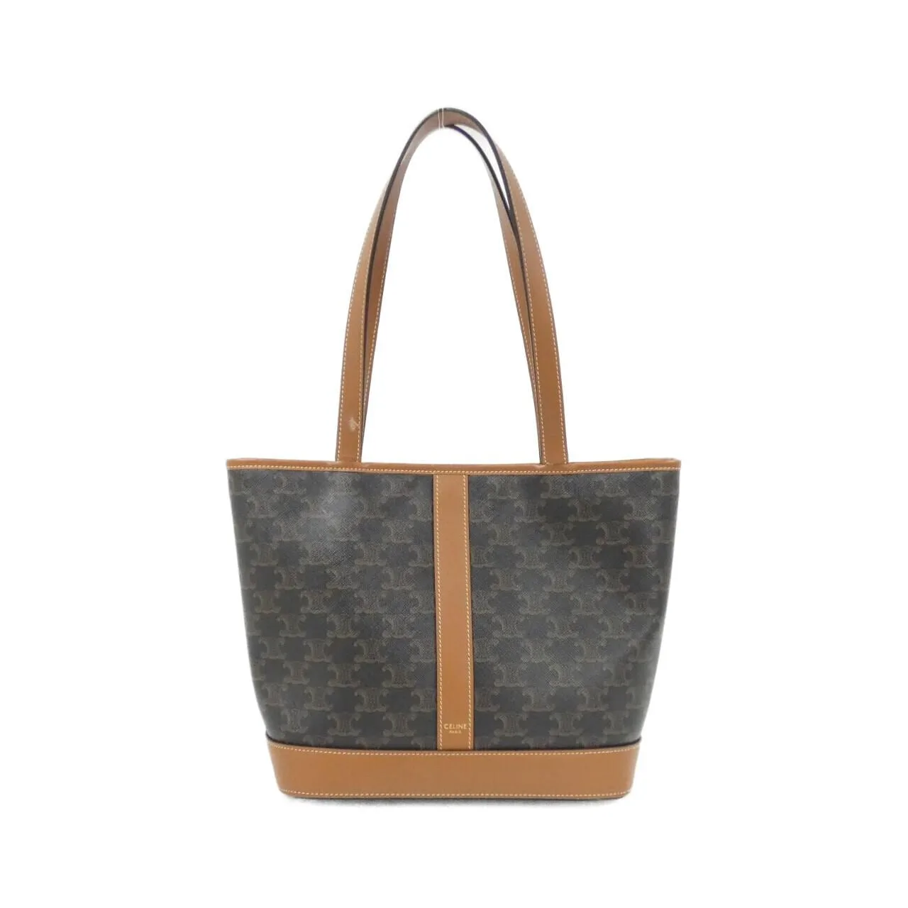 CELINE Cabas 115082CAS Handbag Canvas Black