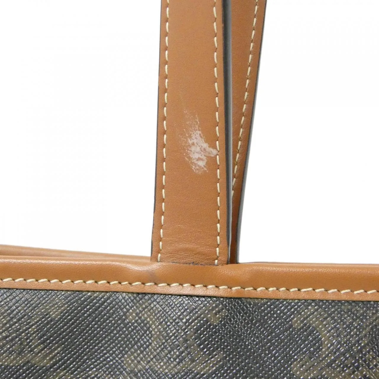 CELINE Cabas 115082CAS Handbag Canvas 黑色 帆布 中古品A - 縮圖 6