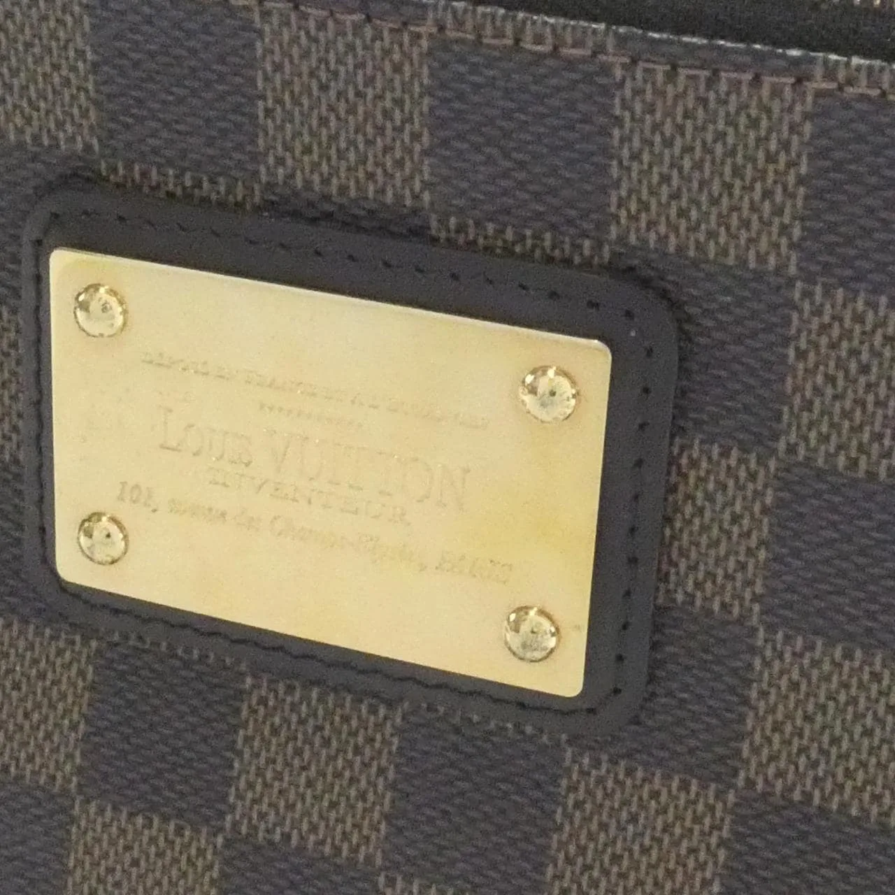 LOUIS VUITTON N55213 Shoulder Damier 黑色 Damier 中古品B - 縮圖 4