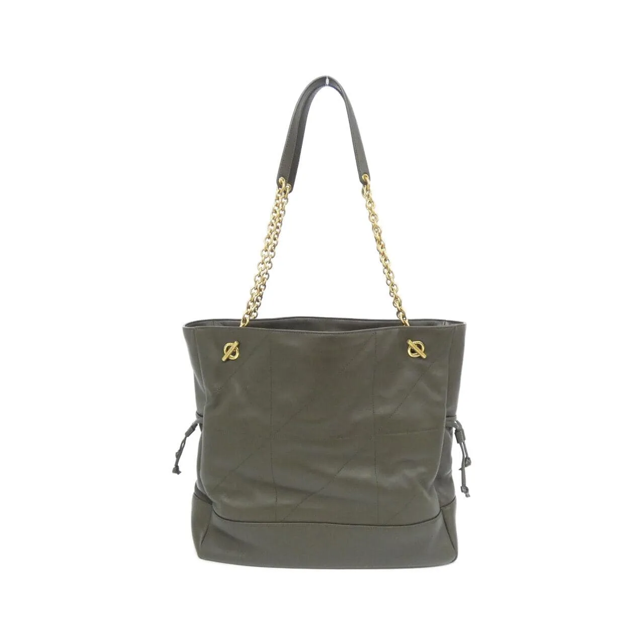 SAINT LAURENT 809824 AAB32 Handbag Lambskin Black Lambskin Rank A - Thumbnail 2