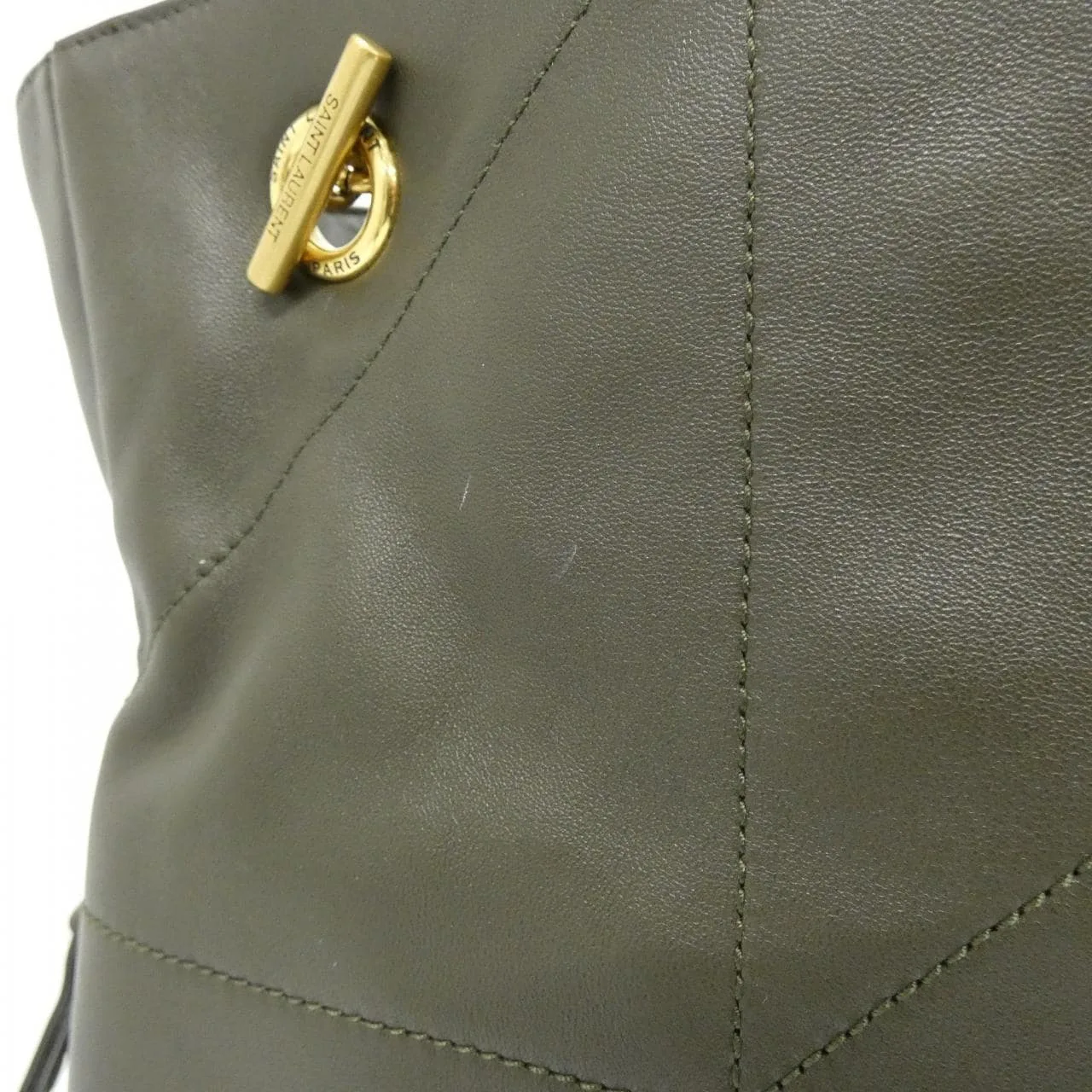 SAINT LAURENT 809824 AAB32 Handbag Lambskin Black Lambskin Rank A - Thumbnail 5