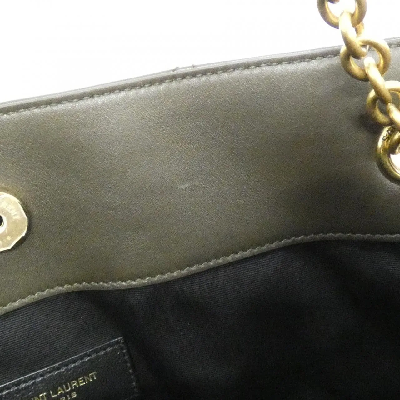 SAINT LAURENT 809824 AAB32 Handbag Lambskin Black Lambskin Rank A - Thumbnail 9