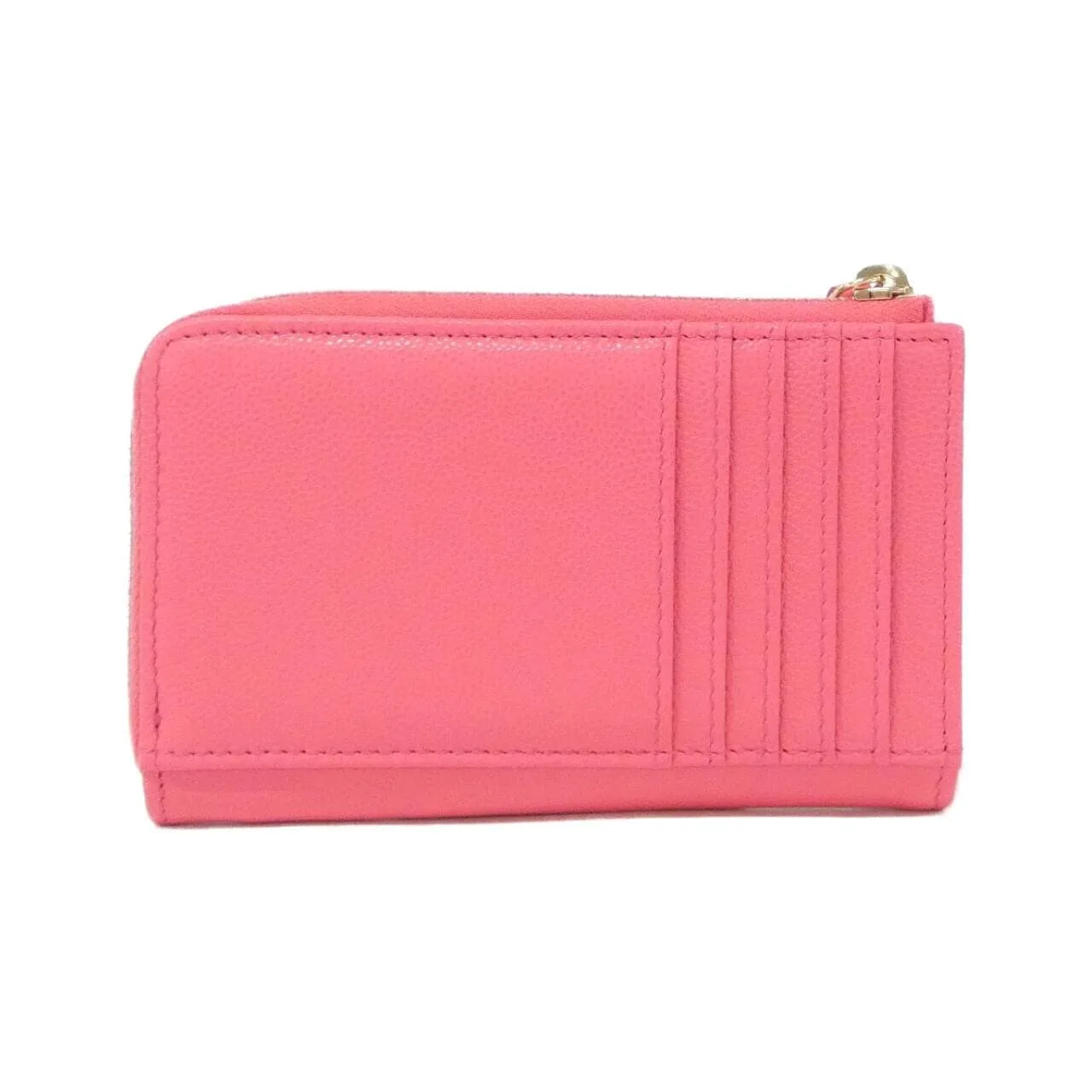 CHANEL AP4661 Card Case Grained Calfskin 粉色 荔枝紋牛皮 未使用品 - 縮圖 2