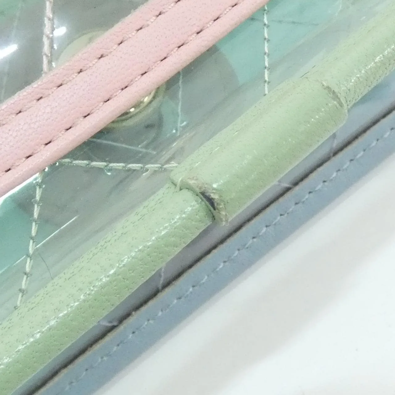 CHANEL 57409 Shoulder Lambskin Green Lambskin Rank A - Thumbnail 3