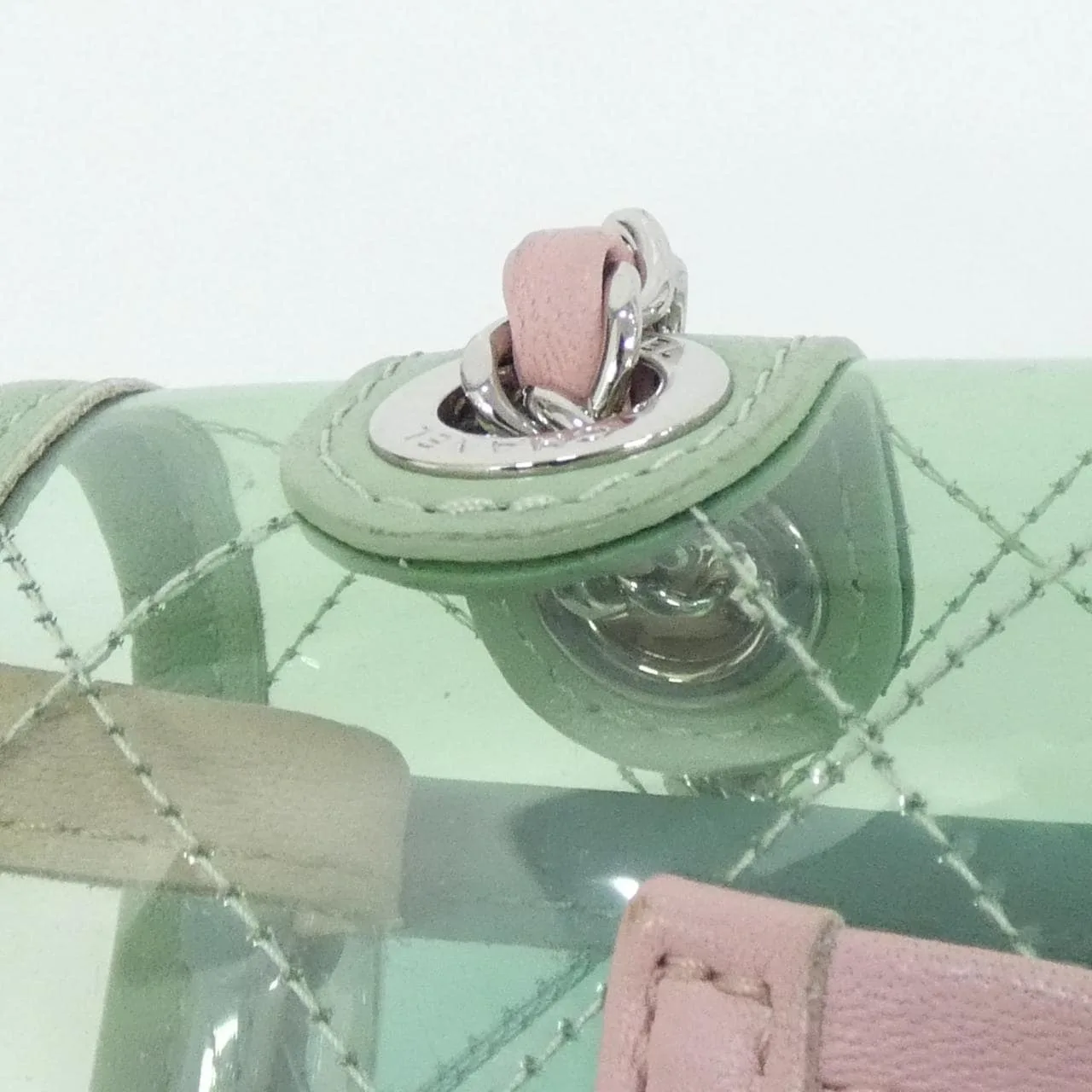 CHANEL 57409 Shoulder Lambskin Green Lambskin Rank A - Thumbnail 6