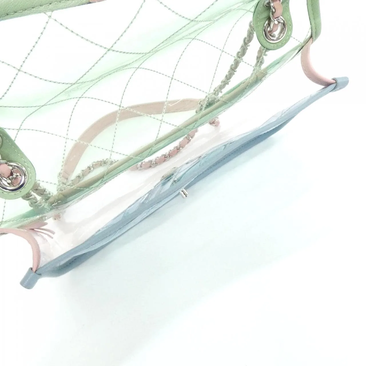 CHANEL 57409 Shoulder Lambskin Green Lambskin Rank A - Thumbnail 8