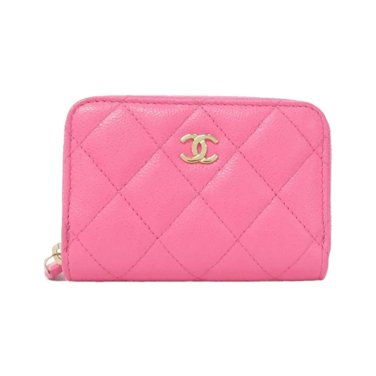 CHANEL Timeless Classic AP0216 Coin Case Grained Calfskin Pink