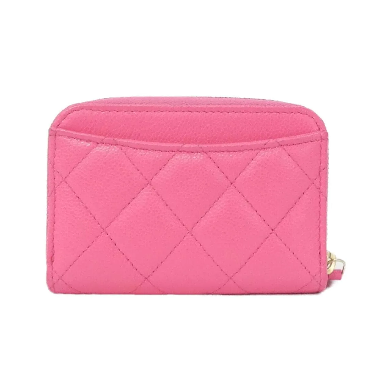 CHANEL Timeless Classic AP0216 Coin Case Grained Calfskin 粉色 荔枝紋牛皮 中古品A - 縮圖 2