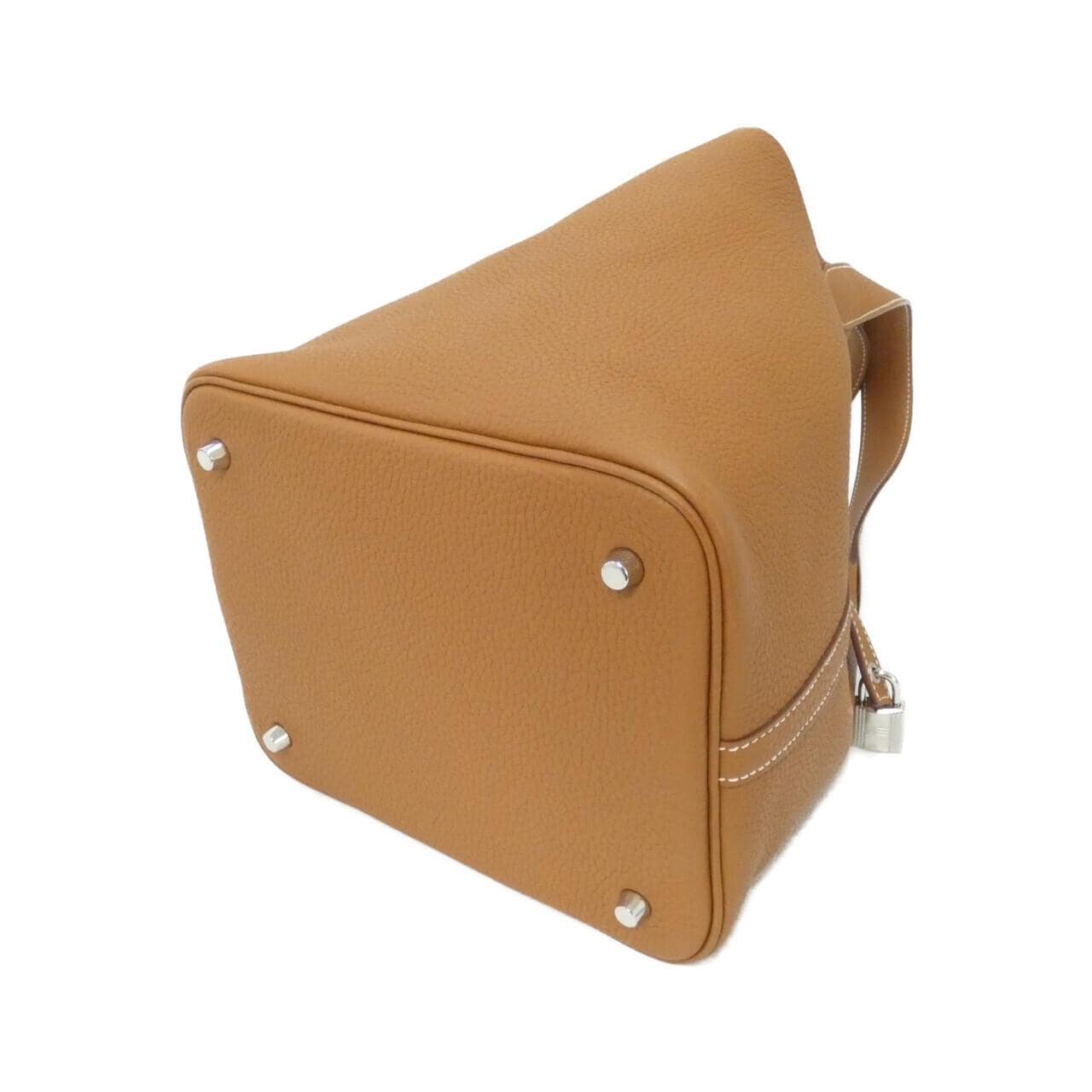 HERMES 060991CK Handbag Clemence Gold Clemence Leather - Thumbnail 2