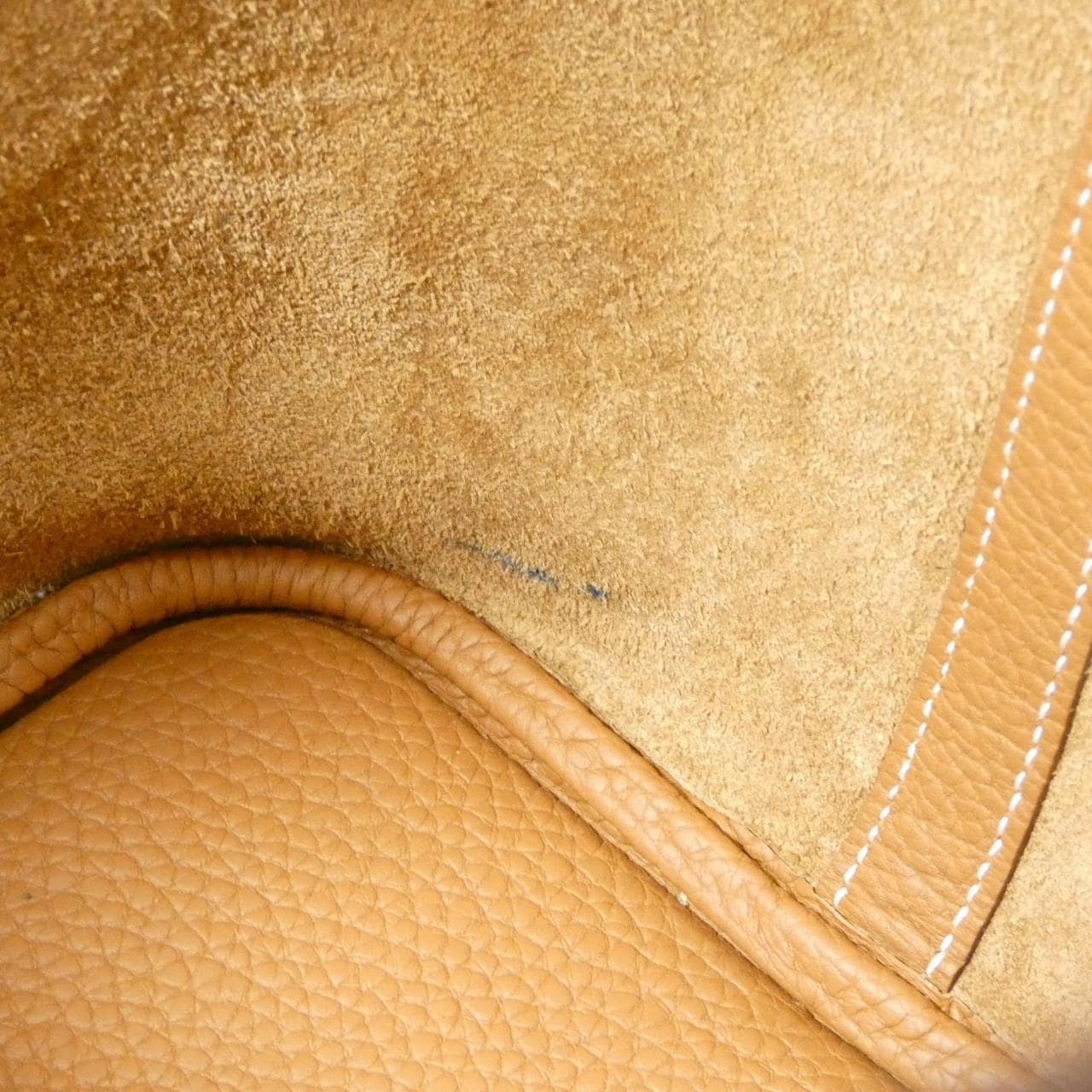 HERMES 060991CK Handbag Clemence Gold Clemence Leather - Thumbnail 6