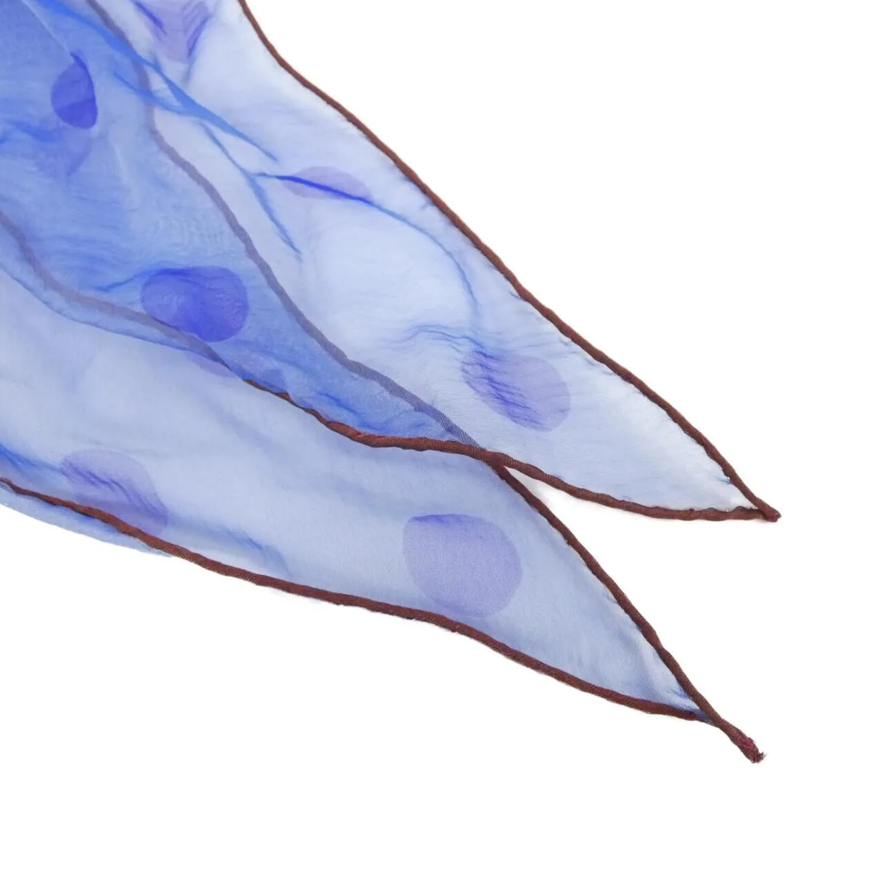 HERMES Scarf 藍色 中古品A - 縮圖 2