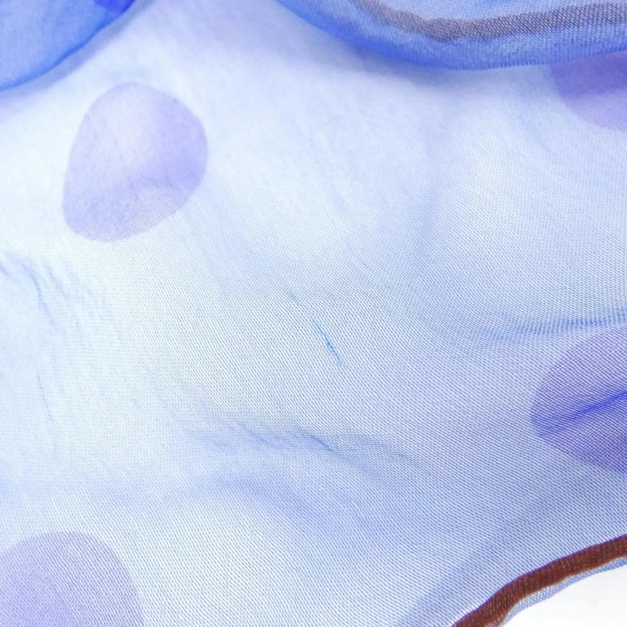 HERMES Scarf 藍色 中古品A - 縮圖 3