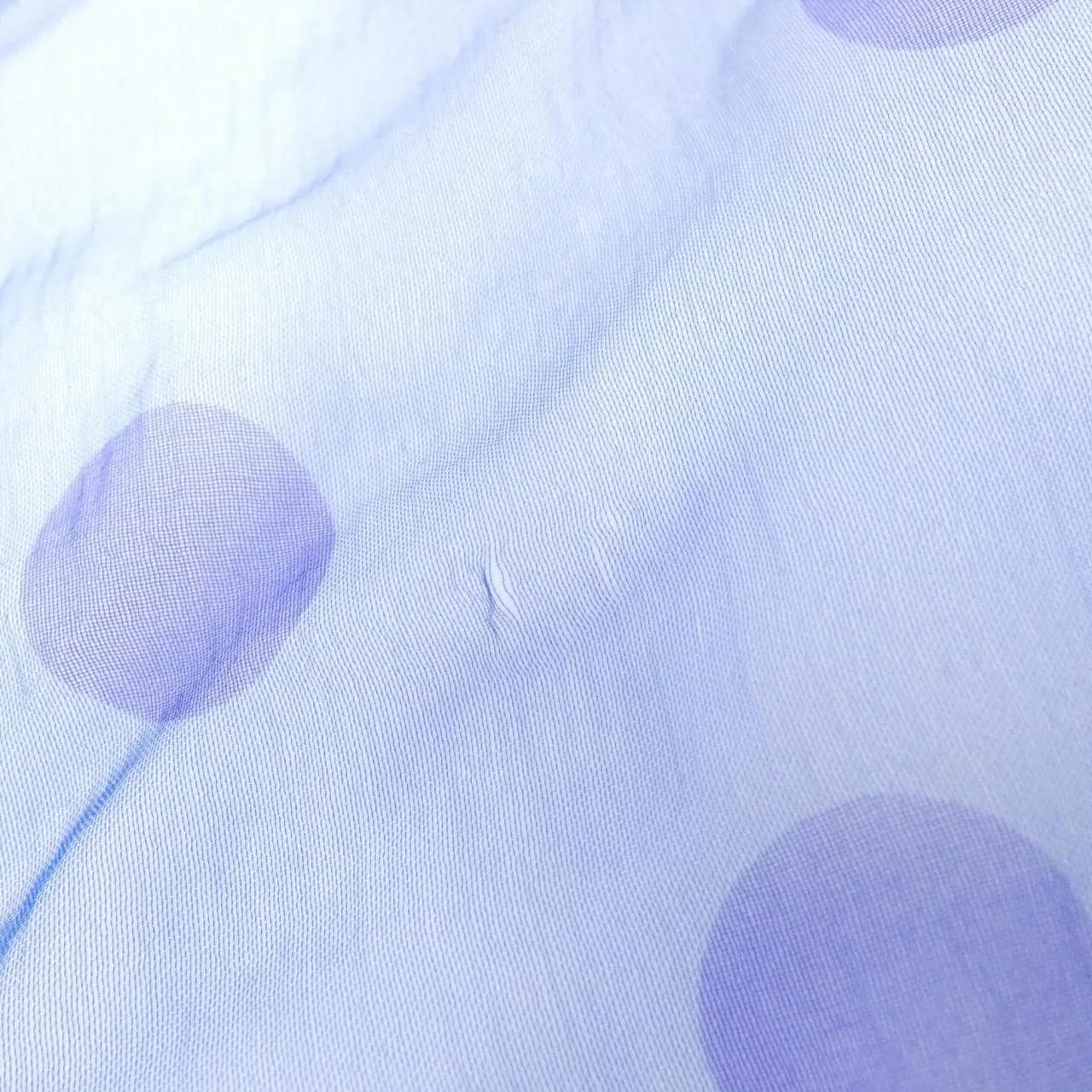 HERMES Scarf 藍色 中古品A - 縮圖 4