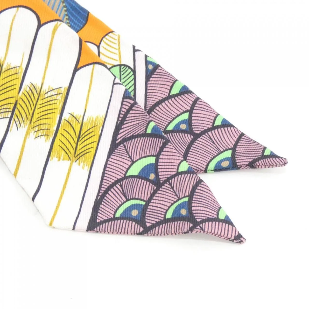 HERMES 063224S Scarf 橙色 中古品A - 縮圖 2