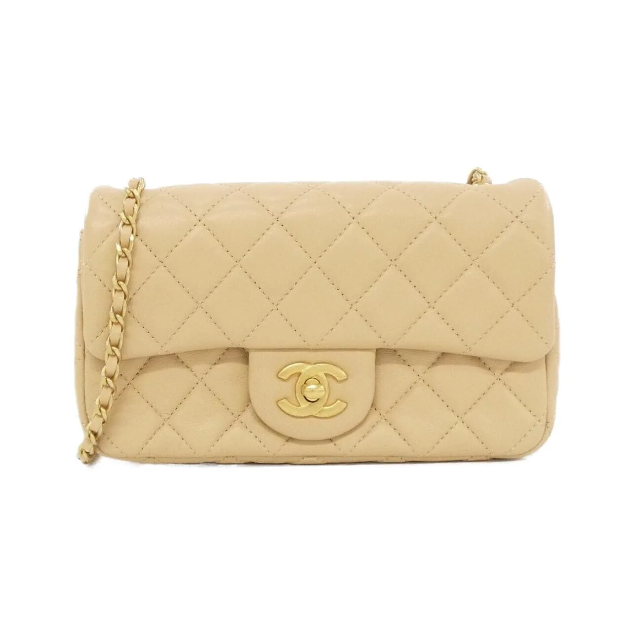CHANEL Chanel 19 AS1787 Shoulder Lambskin Beige
